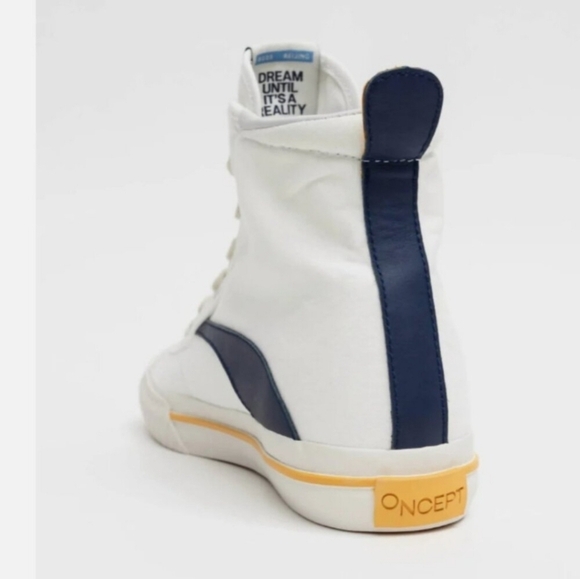 🔹️ONCEPT🔹️ Bogota High Top Sneakers for women IN INDIGO - Picture 4 of 5